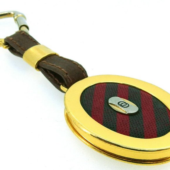 Authentic GUCCI Key Ring Sherry Line Gold Bracket - Picture 8 of 10